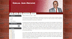 Desktop Screenshot of girilaljainarchive.net